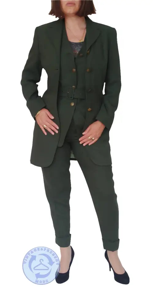 Kostüm 3er Set von Positiv Gr. 36/38 - Business Anzug Kostüm 3er Set von Positiv Gr. 36/38 - Vintage&Present Mode Bekleidung & Accessoires