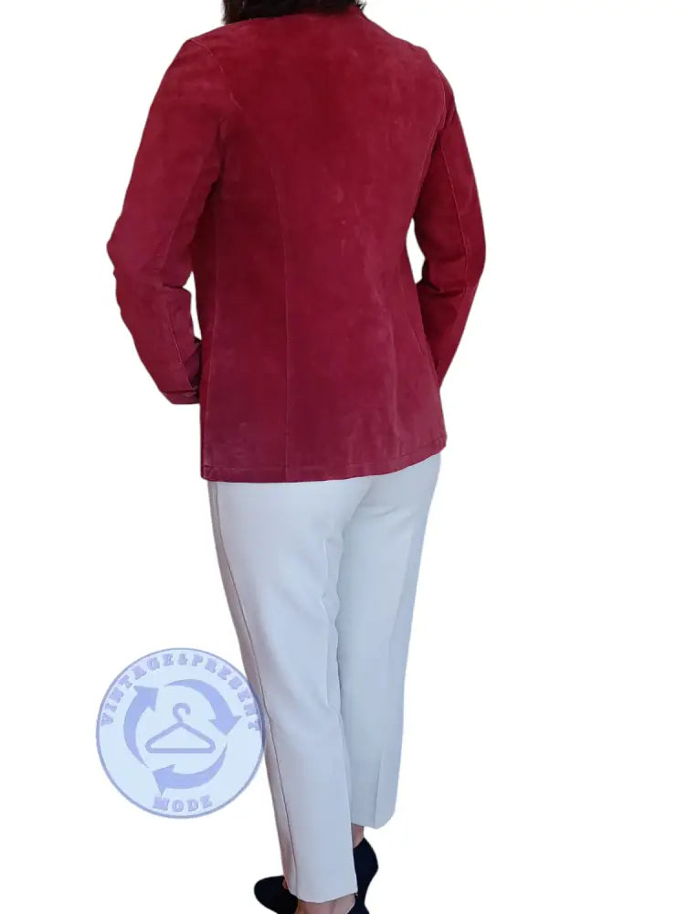 Wildleder Jacke Gr 38 - Lederjacke Wildleder Jacke Gr 38 - Vintage&Present Mode Mäntel & Jacken