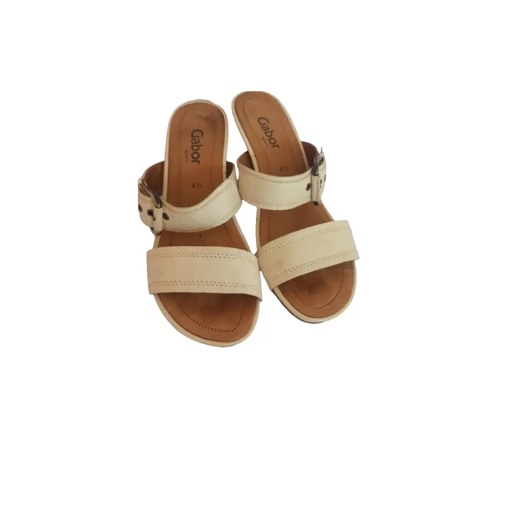 Sandale Latschen Gabor Gr. 37,5 - Latschen Sandale Latschen Gabor Gr. 37,5 - Vintage&Present Mode Schuhe