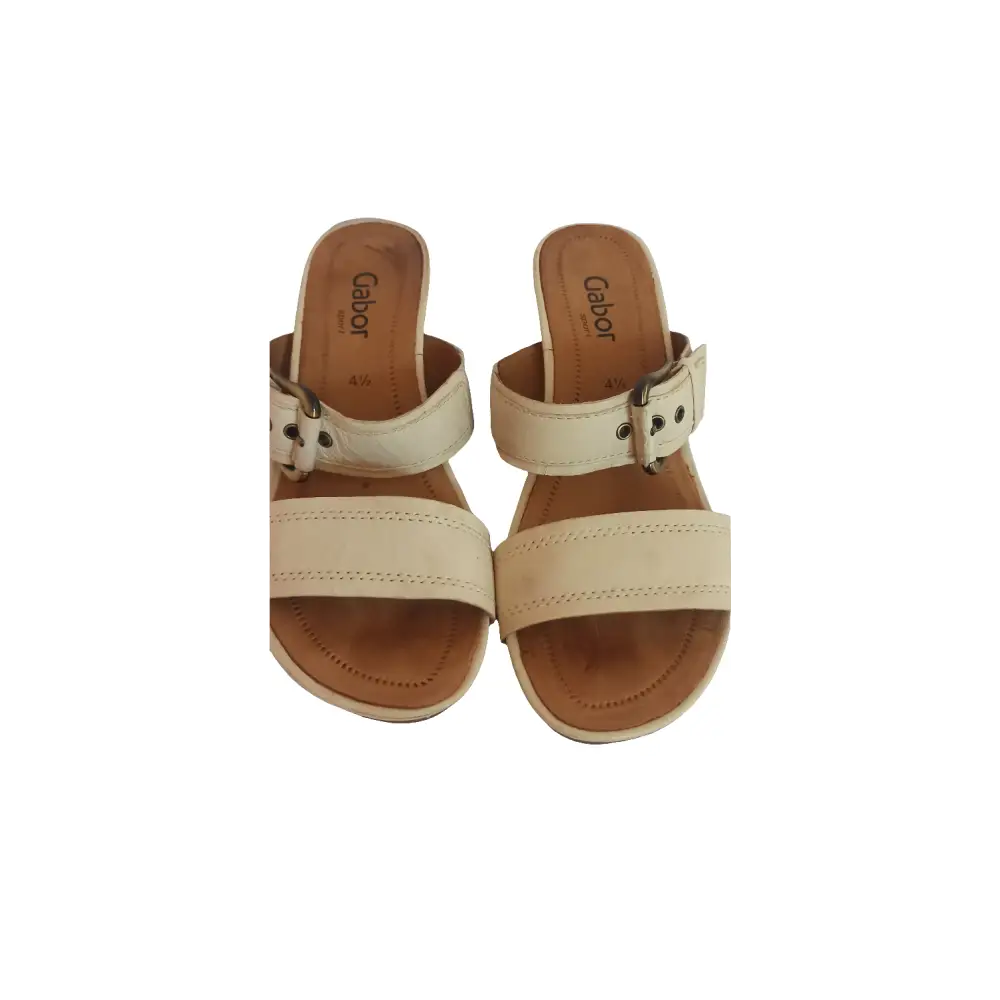 Sandale Latschen Gabor Gr. 37,5 - Latschen Sandale Latschen Gabor Gr. 37,5 - Vintage&Present Mode Schuhe