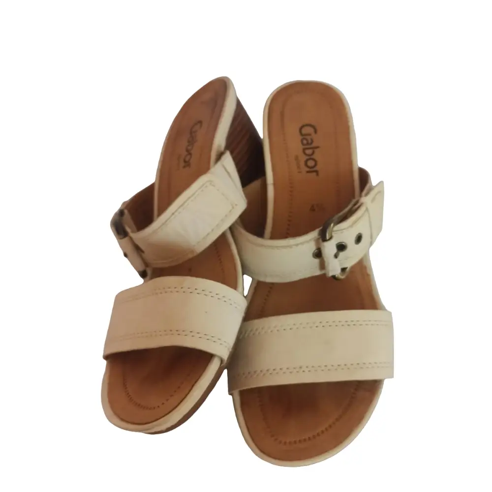 Sandale Latschen Gabor Gr. 37,5 - Latschen Sandale Latschen Gabor Gr. 37,5 - Vintage&Present Mode Schuhe