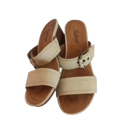 Sandale Latschen Gabor Gr. 37,5 - Latschen Sandale Latschen Gabor Gr. 37,5 - Vintage&Present Mode Schuhe