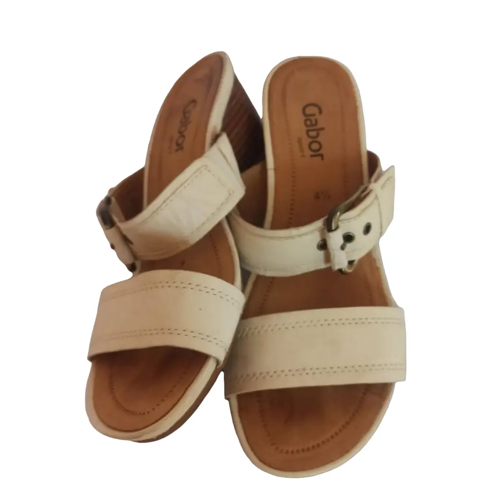 Sandale Latschen Gabor Gr. 37,5 - Latschen Sandale Latschen Gabor Gr. 37,5 - Vintage&Present Mode Schuhe