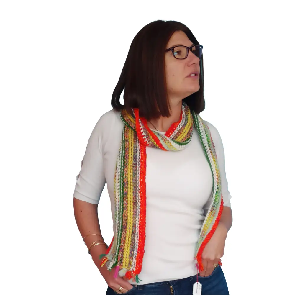 Schal 100% Handmade - Schals & Tücher Schal 100% Handmade - Vintage&Present Mode Schals & Halstücher