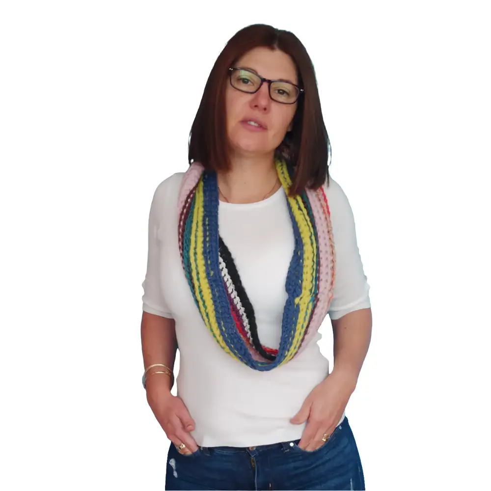 Schal 100% Handmade - Schals & Tücher Schal 100% Handmade - Vintage&Present Mode Schals & Halstücher