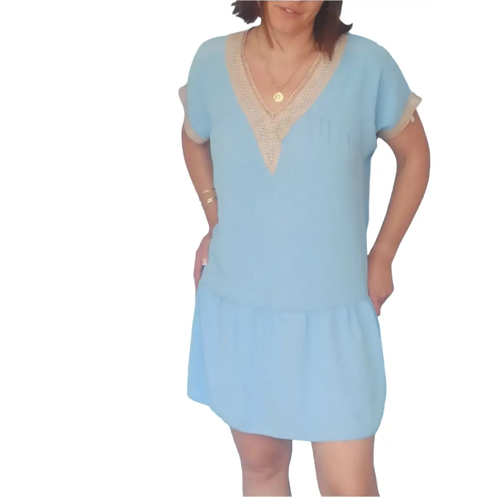 Sommerkleid Gr. L-XL - Sommerkleid Sommerkleid Gr. L-XL - Vintage&Present Mode Kleider