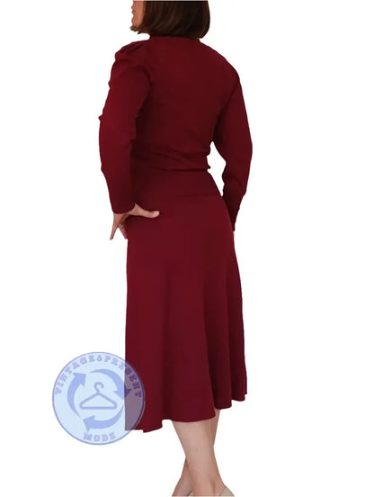 Maxirock + Pullover (Set)Gr.40 - Strick Maxirock + Pullover (Set)Gr.40 - Vintage&Present Mode Kombinationen