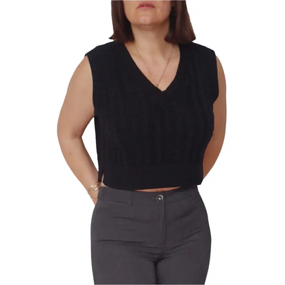 Strickweste Gr. L - Strickweste Strickweste Gr. L - Vintage&Present Mode Westen