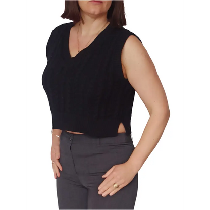 Strickweste Gr. L - Strickweste Strickweste Gr. L - Vintage&Present Mode Westen