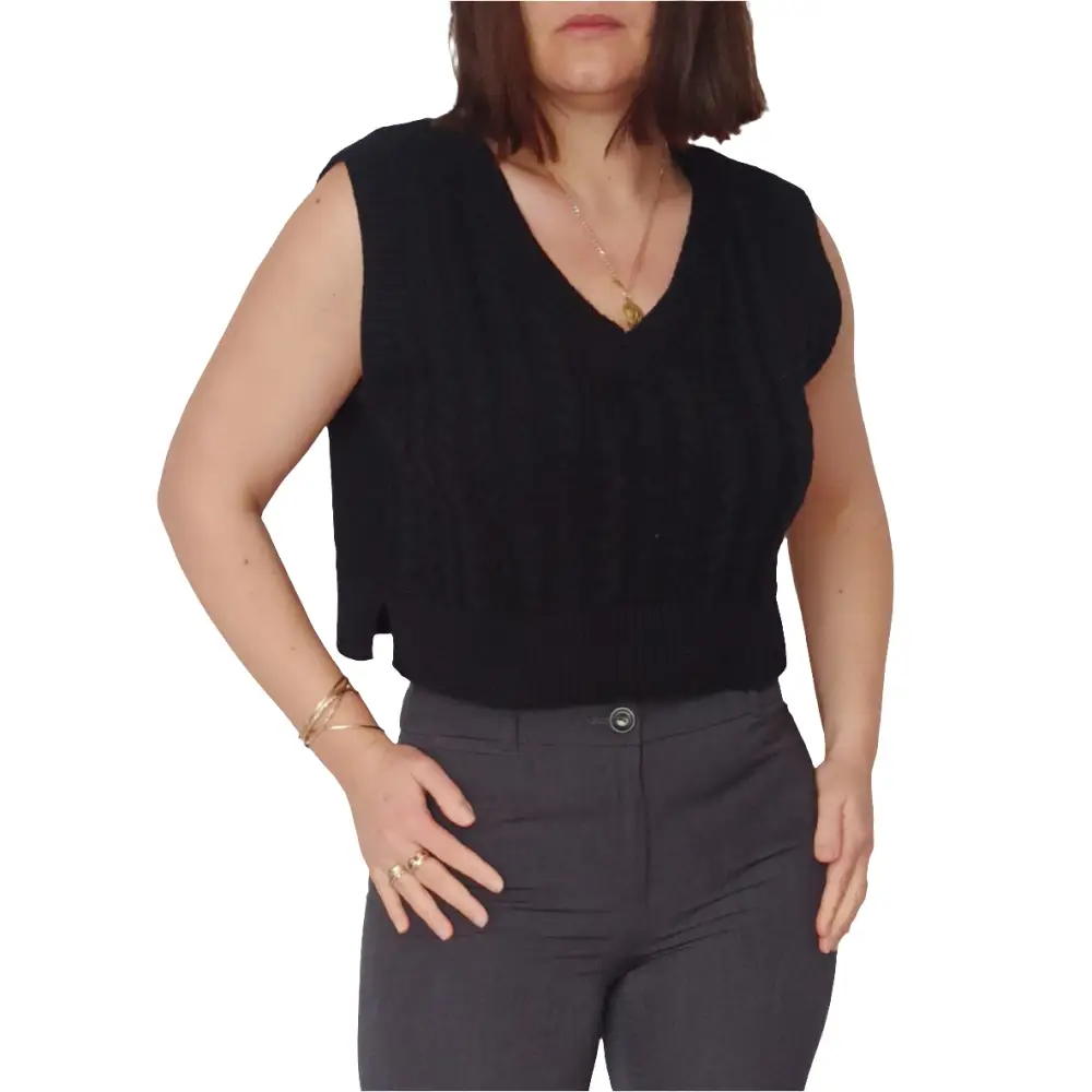 Strickweste Gr. L - Strickweste Strickweste Gr. L - Vintage&Present Mode Westen