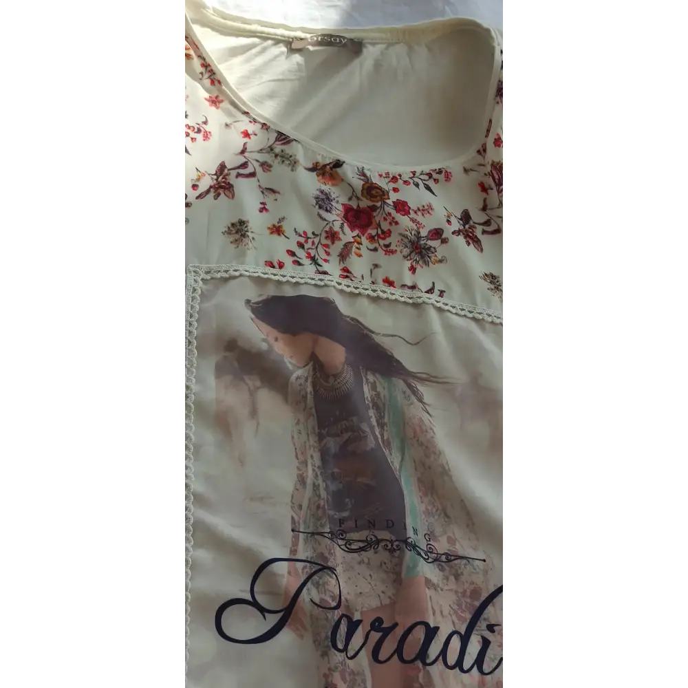 T-Shirt Orsay Gr. L - T-Shirt T-Shirt Orsay Gr. L - Vintage&Present Mode