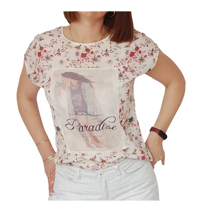 T-Shirt Orsay Gr. L - T-Shirt T-Shirt Orsay Gr. L - Vintage&Present Mode