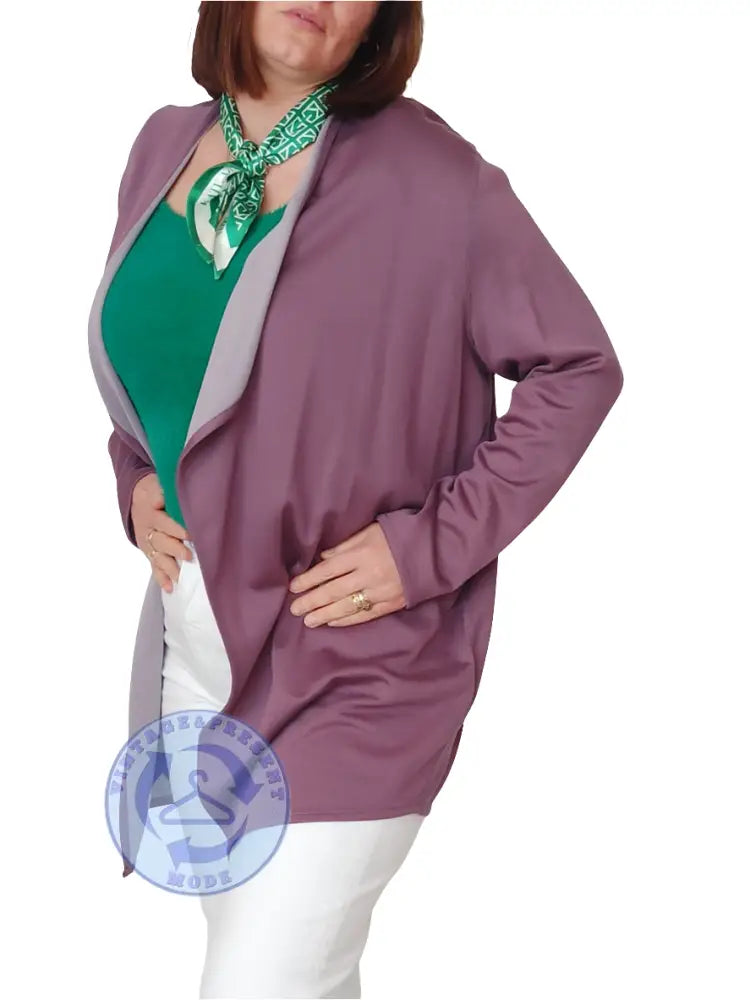 Übergangsjacke Taifun Gr. 46 - Strickjacke Übergangsjacke Taifun Gr. 46 - Vintage&Present Mode Bekleidung