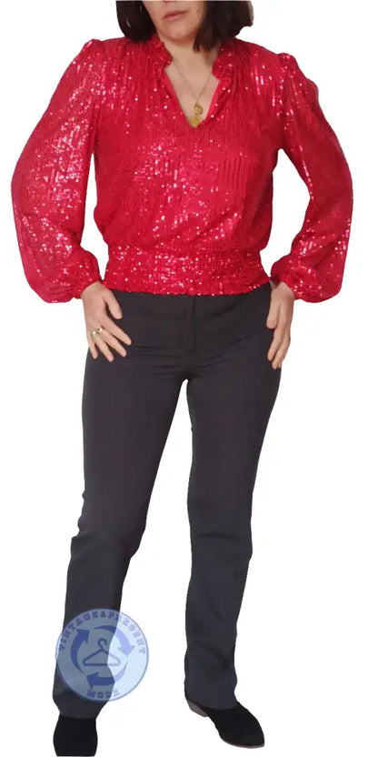 Langarmshirt Tamara H. Gr M - Bluse Langarmshirt Tamara H. Gr M - Vintage&Present Mode