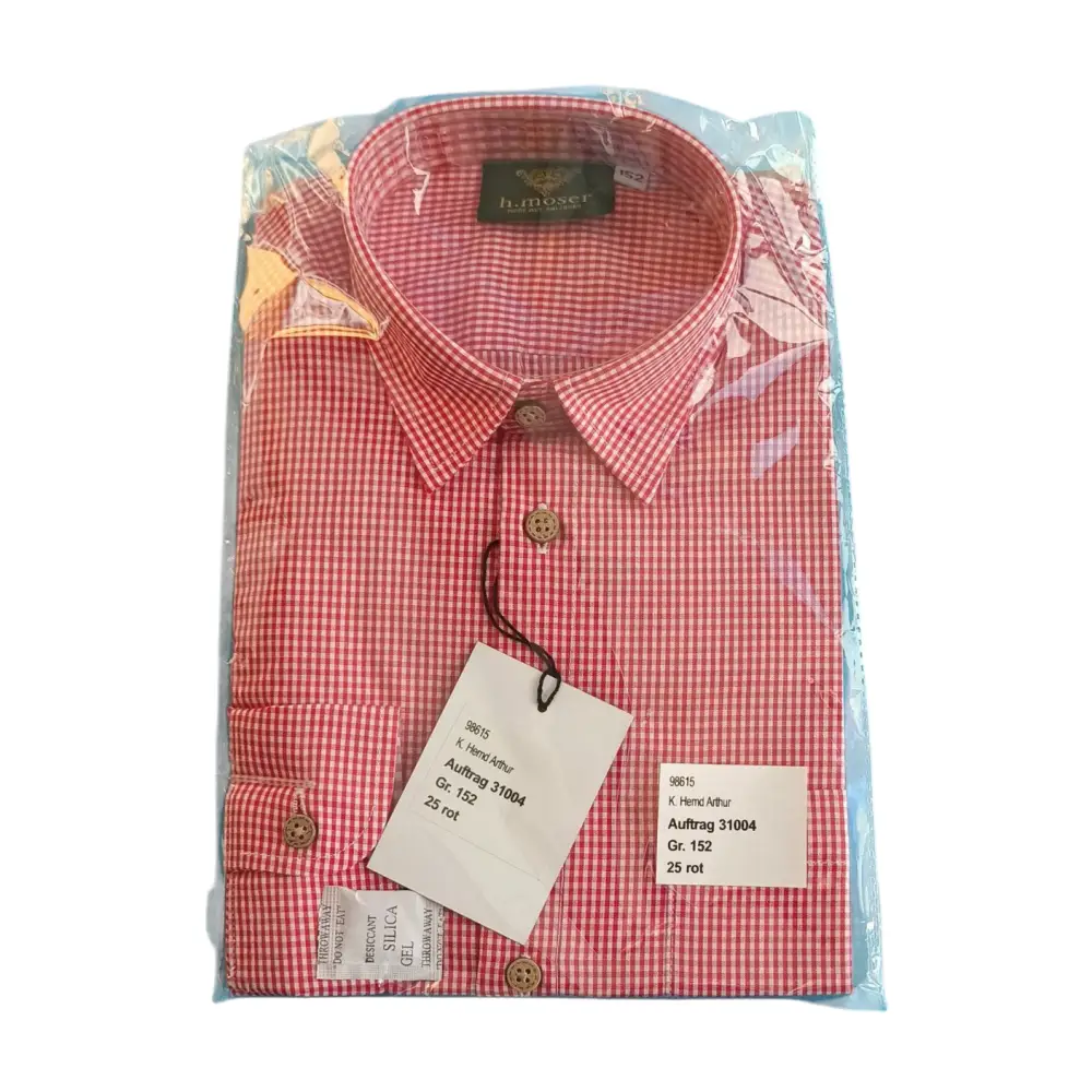 Trachtenhemd Moser Gr. 152 - Trachtenhemd Trachtenhemd Moser Gr. 152 - Vintage&Present Mode Traditionelle & Festkleidung