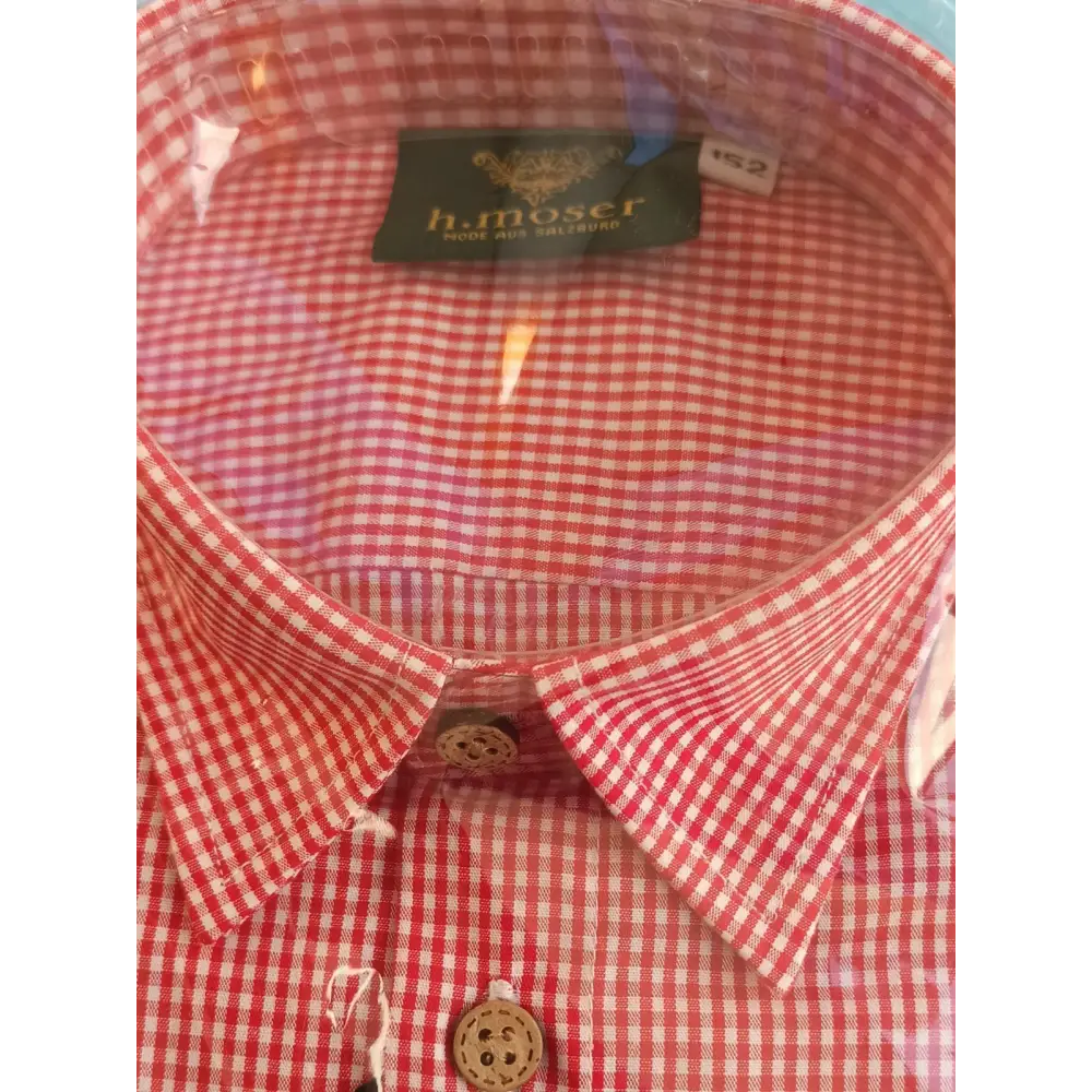 Trachtenhemd Moser Gr. 152 - Trachtenhemd Trachtenhemd Moser Gr. 152 - Vintage&Present Mode Traditionelle & Festkleidung