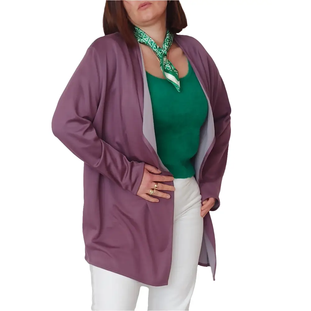 Übergangsjacke Taifun Gr. 46 - Strickjacke Übergangsjacke Taifun Gr. 46 - Vintage&Present Mode Bekleidung