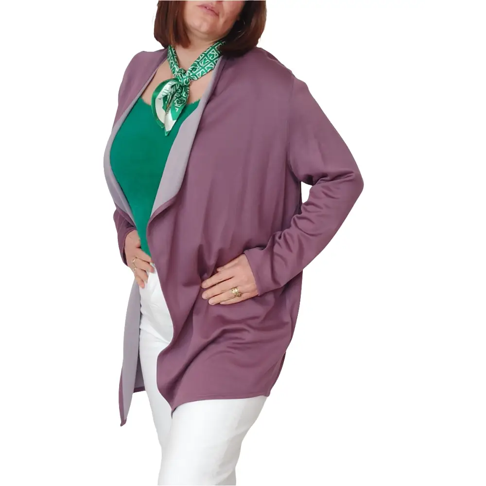 Übergangsjacke Taifun Gr. 46 - Strickjacke Übergangsjacke Taifun Gr. 46 - Vintage&Present Mode Bekleidung