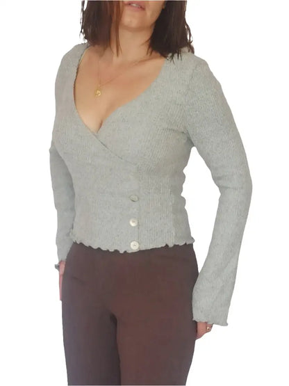 Langarmshirt Vero Moda Gr. L - Pullover Langarmshirt Vero Moda Gr. L - Vintage&Present Mode