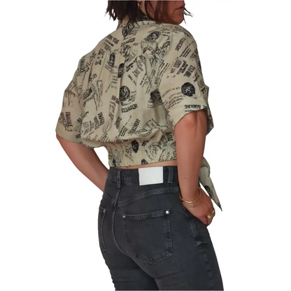 Vintage Bluse Gr. 38 - Bluse Vintage Bluse Gr. 38 - Vintage&Present Mode