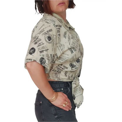 Vintage Bluse Gr. 38 - Bluse Vintage Bluse Gr. 38 - Vintage&Present Mode