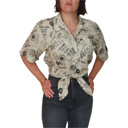 Vintage Bluse Gr. 38 - Bluse Vintage Bluse Gr. 38 - Vintage&Present Mode