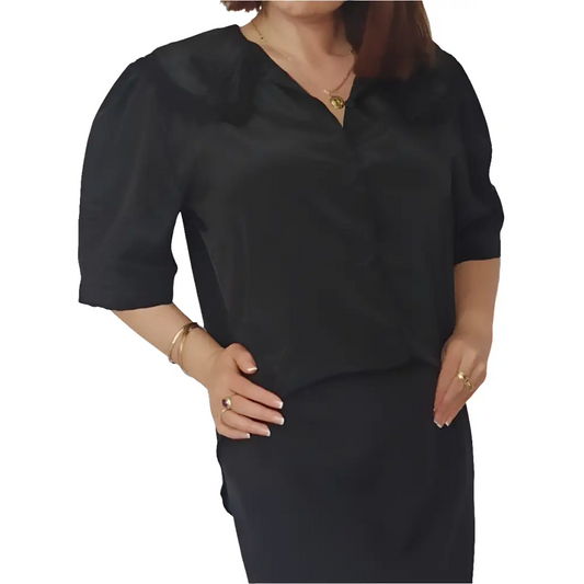 Vintage Bluse Gr. XL - Bluse Vintage Bluse Gr. XL - Vintage&Present Mode