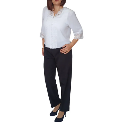 Vintage Bluse Gr. XL - Bluse Vintage Bluse Gr. XL - Vintage&Present Mode