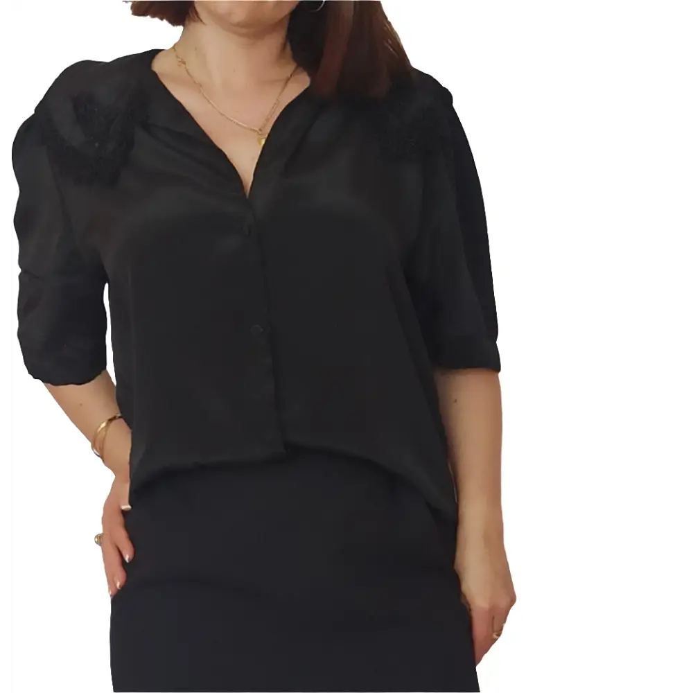 Vintage Bluse Gr. XL - Bluse Vintage Bluse Gr. XL - Vintage&Present Mode