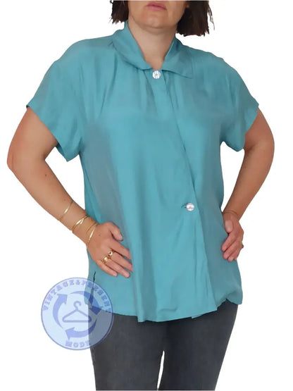 Bluse 100% Seide Gr. M - Bluse Bluse 100% Seide Gr. M - Vintage&Present Mode