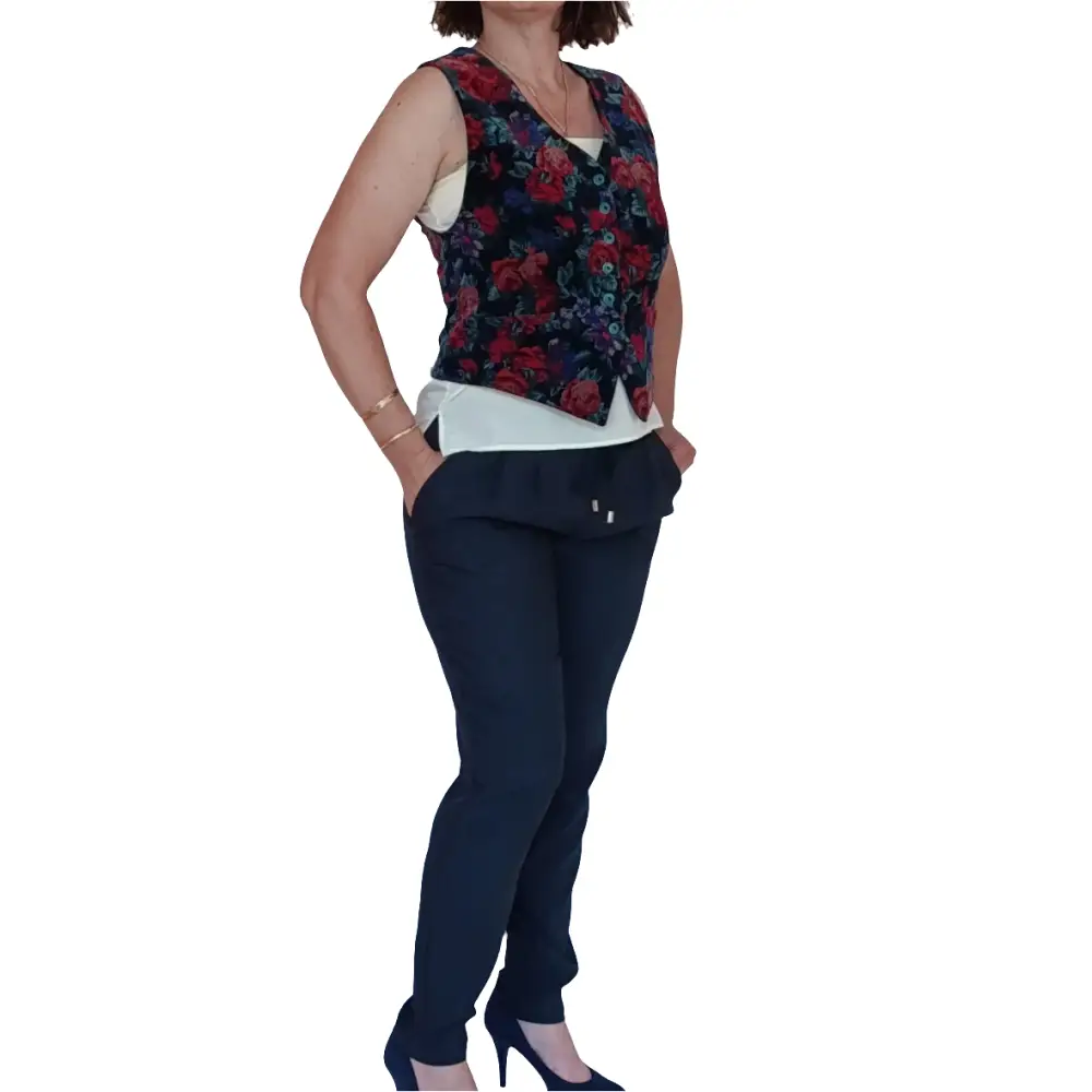 Weste Streifeneder Gr. 38 - Weste Weste Streifeneder Gr. 38 - Vintage&Present Mode Westen