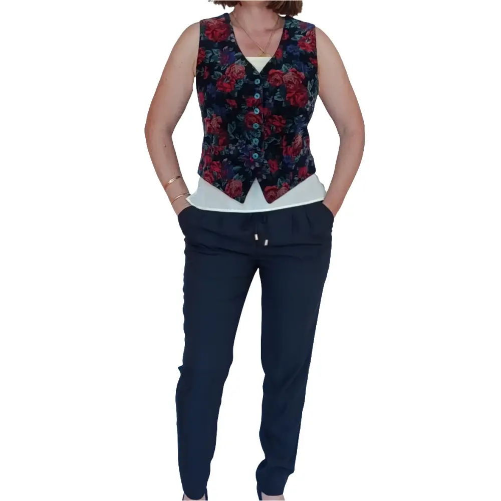 Weste Streifeneder Gr. 38 - Weste Weste Streifeneder Gr. 38 - Vintage&Present Mode Westen