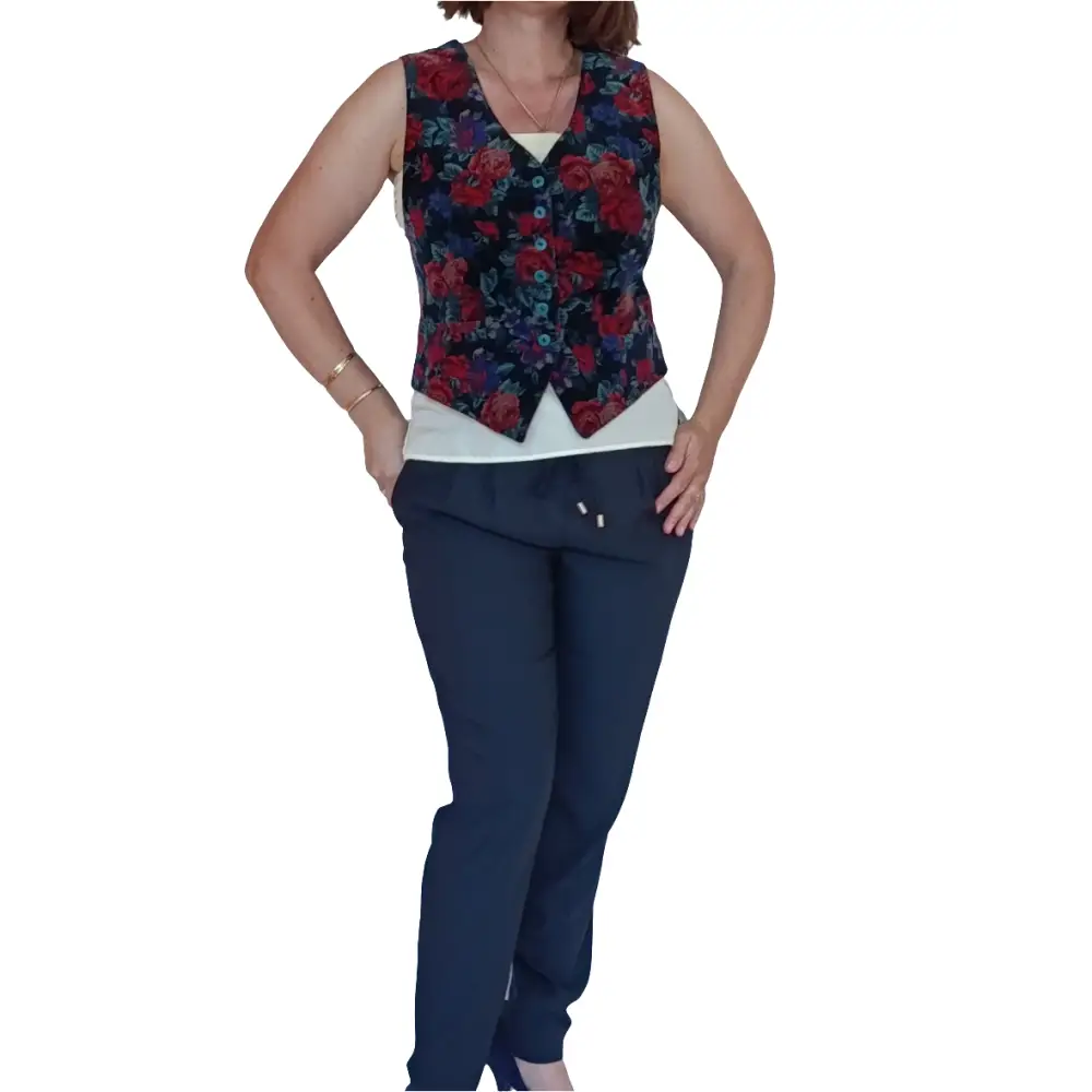 Weste Streifeneder Gr. 38 - Weste Weste Streifeneder Gr. 38 - Vintage&Present Mode Westen