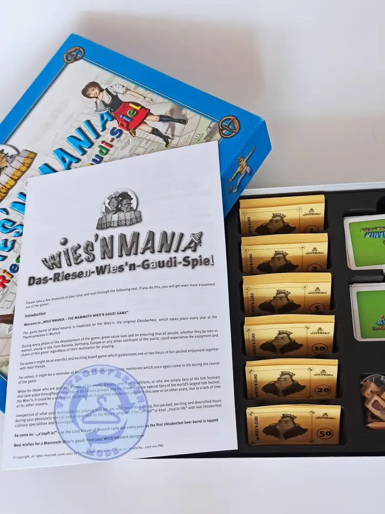 Wies’n Mania - Gesellschaftsspiel Wies’n Mania - Vintage&Present Mode Spielzeuge & Spiele