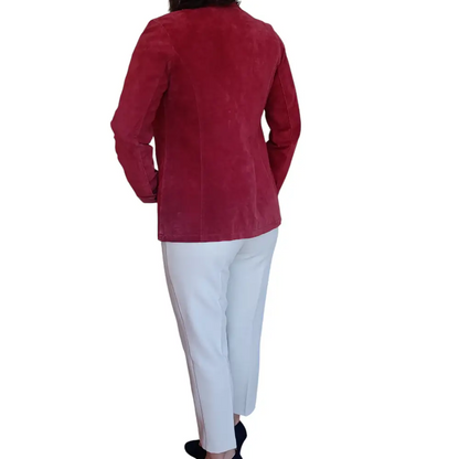 Wildleder Jacke Gr 38 - Lederjacke Wildleder Jacke Gr 38 - Vintage&Present Mode Mäntel & Jacken